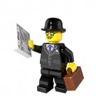 Businessman Custom Funny Lego Minifigure Toy