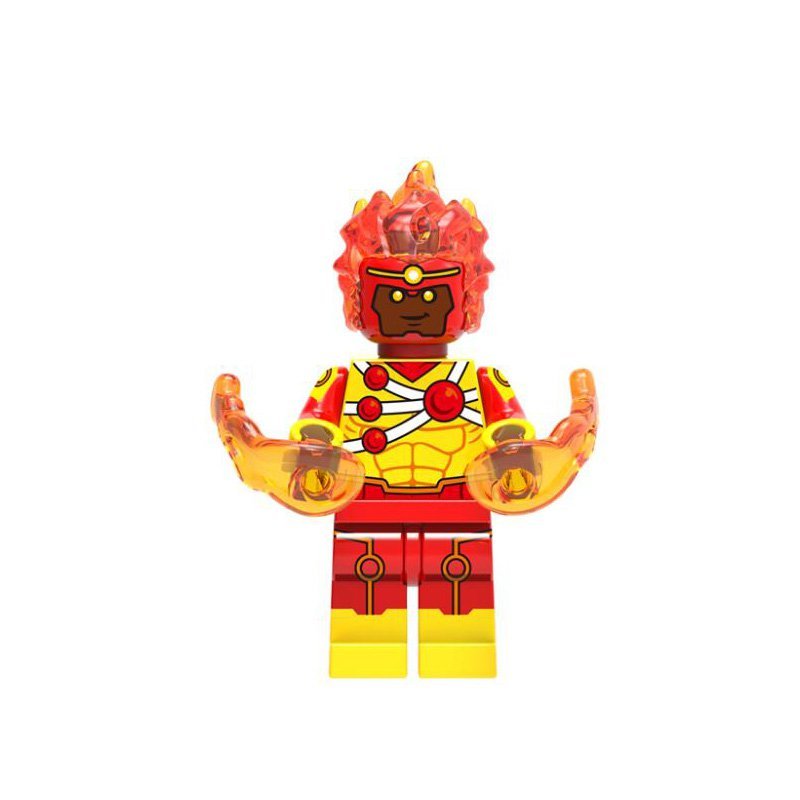 Firestorm Full Fire DC Comic Character Super Hero Lego Minifigure Toy