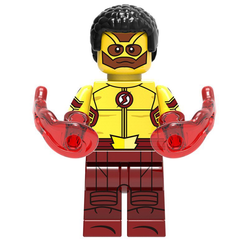 Wally West The Flash Super Hero Lego Minifigure Toy
