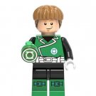 Green Lantern Without Mask Super Hero Lego Minifigure Toy
