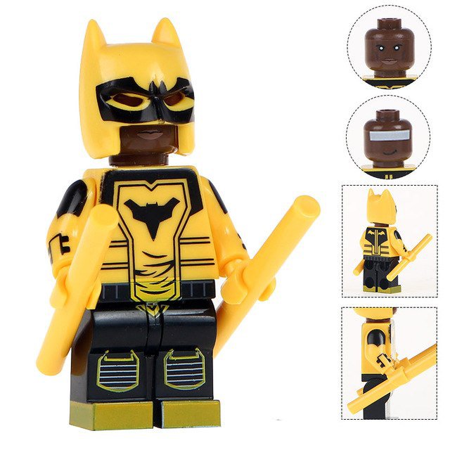 Duke Thomas Batman Super Hero Lego Minifigure Toy