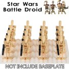 16pcs Light Brown Rogue One Combat Robot Star Wars Lego Minifigure Toy