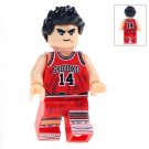 Hisashi Mitsui Slam Dunk Lego Minifigure Toy
