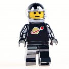 Black Chrome Golden Series Astronaut Super Hero Lego Minifigure Toy