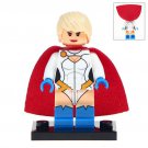 Power Girl Batman Super Hero Lego Minifigure Toy