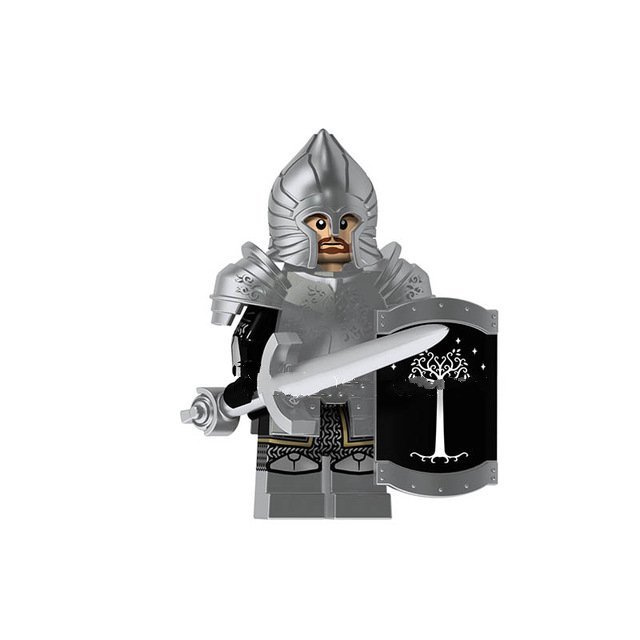 Gravity Armor Sword Infantry The Lord Of The Rings Lego Minifigure Toy
