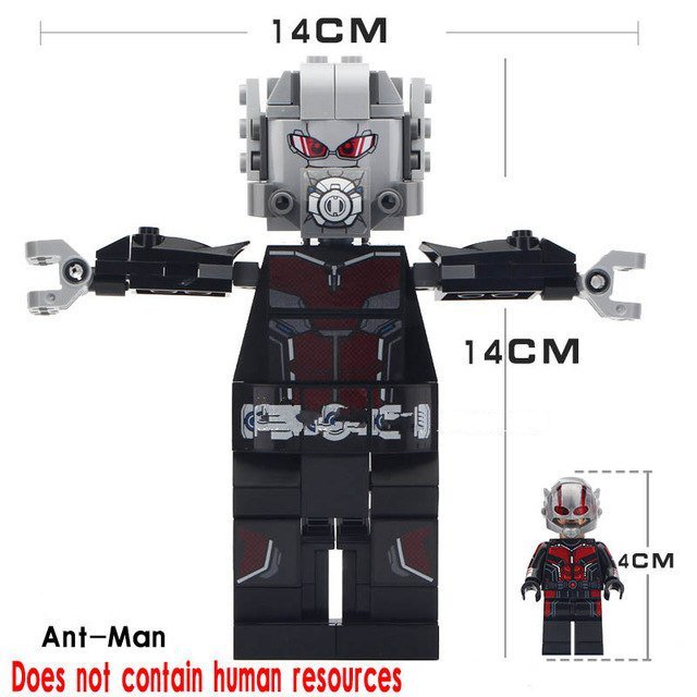 Big Size Ant Man Robot Custom Lego Minifigure Toy