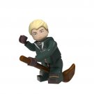 Malfoy Harry Potter Wearing Quidditch Uniform Lego Minifigure Toy
