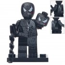 Half Mix Black Spiderman X Venom Super Hero Lego Minifigure Toy