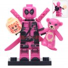 Pink Deadpool New Version Super Hero Lego Minifigure Toy