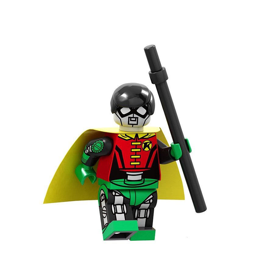 Robin Funny Custom Super Hero Batman Lego Minifigure Toy