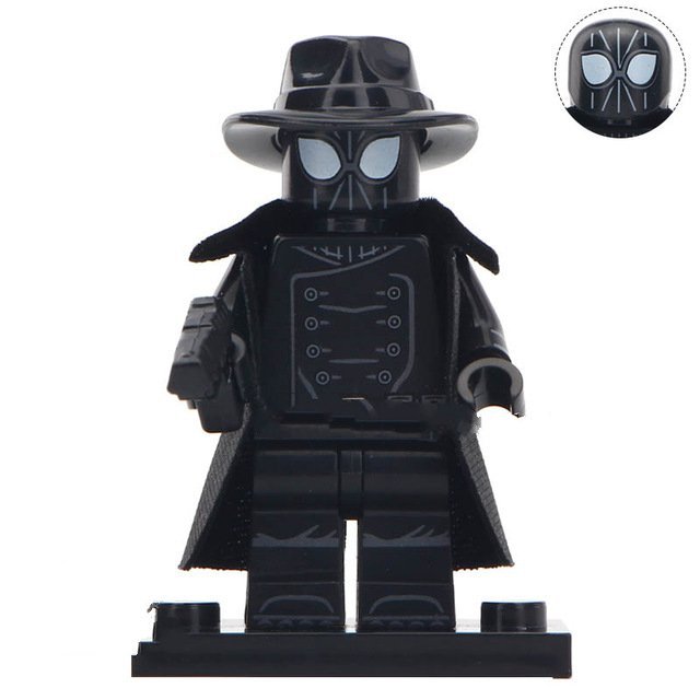 Shadow Spiderman Super Hero Lego Minifigure Toy