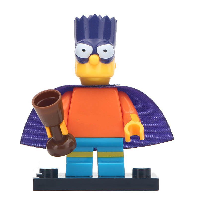 Simpson Cartoon Theme Lego Minifigure Toy