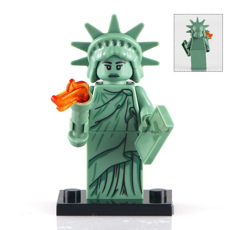 Statue of Liberty Flying Warrior Custom Lego Minifigure Toy
