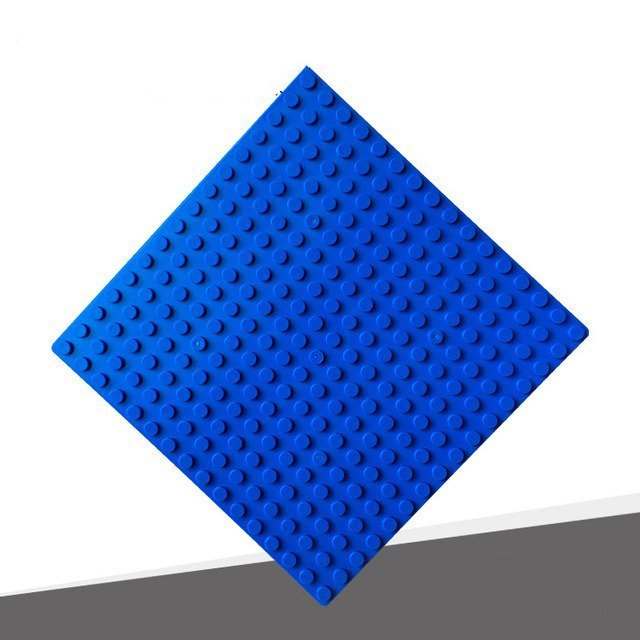16x16 Dot Blue Baseplates Plastic Bricks Baseplates Lego Minifigure Toy