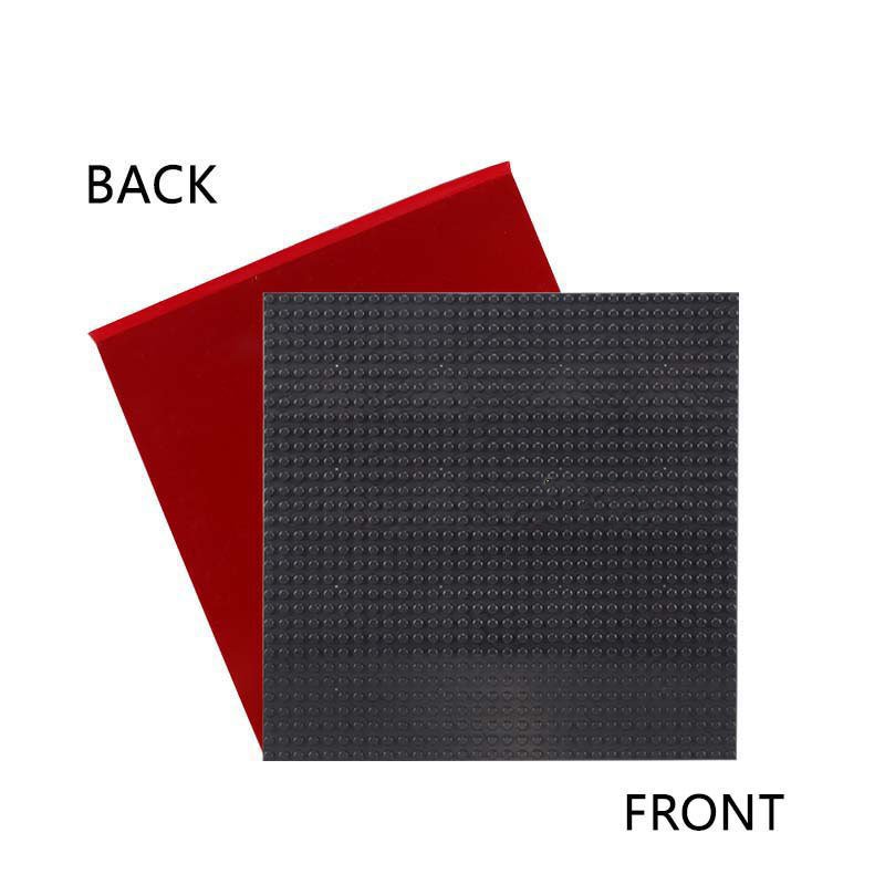 32*32 Dot Black Base Plate Compatible With Most Major of Brick Building Lego Minifigure Toy
