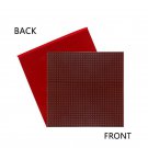 32*32 Dot Deep Red Base Plate Compatible With Most Major of Brick Building Lego Minifigure Toy