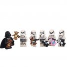 6pcs Stormtrooper Darth Vader And The Doll Super Hero Lego Minifigure Toy