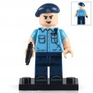 Macao Judiciary Police Policeman With Blue Hat Lego Minifigure Toy