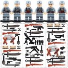 6pcs Chinese Troops War Army Military Lego Minifigure Toy