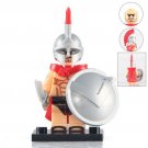 Hero Of Sparta With Plastic Cape Medieval Knights Lego Minifigure Toy