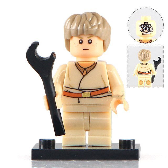 Child Anakin Luke Skywalker Star Wars Super Hero Lego Minifigure Toy