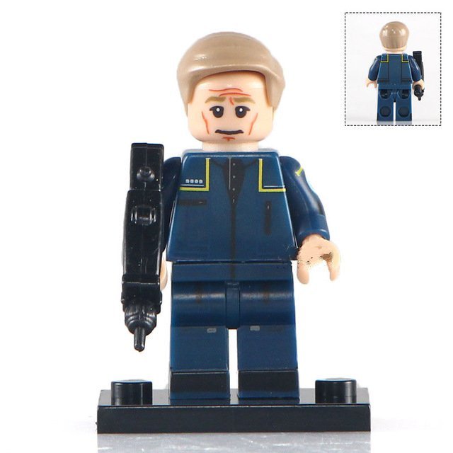 Enterprise Captain Star Trek Super Hero Lego Minifigure Toy