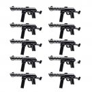 10pcs W-018 World War Heavy Rifle Gun Weapons Lego Minifigure Toy