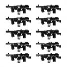 10pcs W-022 World War Heavy Rifle Gun Weapons Lego Minifigure Toy