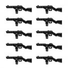 10pcs W-023 World War Heavy Rifle Gun Weapons Lego Minifigure Toy