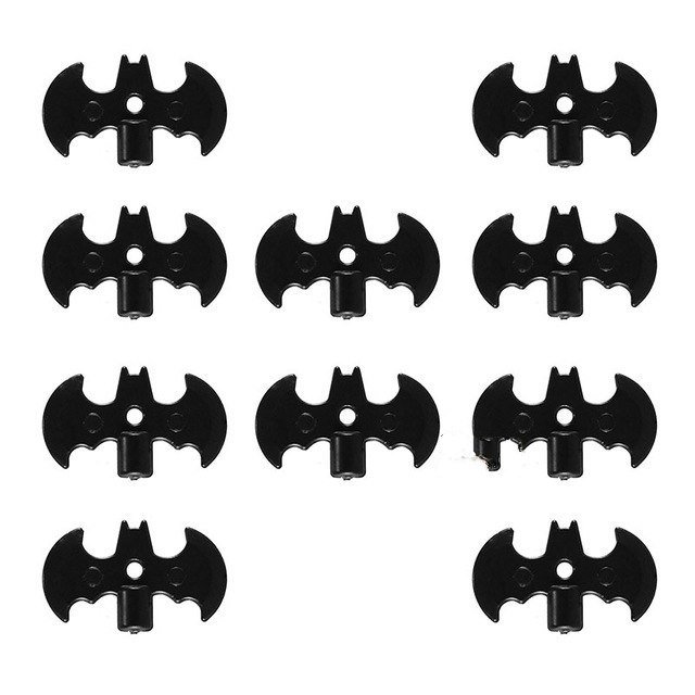 10pcs Batman Kinfe World War Heavy Rifle Gun Weapons Lego Minifigure Toy