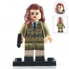 Peggy Carter Captain America Super Hero Lego Minifigure Toy