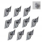10pcs Shield S-004 World War Heavy Rifle Gun Weapons Lego Minifigure Toy