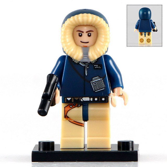 Han Solo Parka Star Wars Super Hero Lego Minifigure Toy