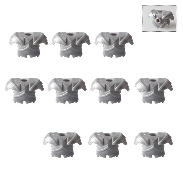 10pcs A-005 Armor Medieval Knights Rome Weapons Lego Minifigure Toy