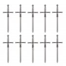 10pcs Sword S-003 Medieval Weapon Sparda Gladiatus Knights Lego Minifigure Toy
