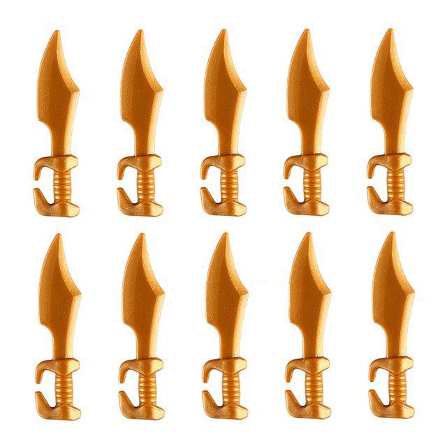 10pcs Sword S-006 Medieval Weapon Sparda Gladiatus Knights Lego Minifigure Toy