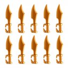 10pcs Sword S-006 Medieval Weapon Sparda Gladiatus Knights Lego Minifigure Toy