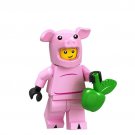 Cute Pink Pig Animal Custom Funny Lego Minifigure Toy