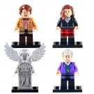 4pcs Mysterious Doctor Dr Assistant Weeping Angel Lego Minifigure Toy
