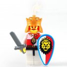 Sword Knights 05 Latest Medieval Lion Shield Lego Minifigure Toy