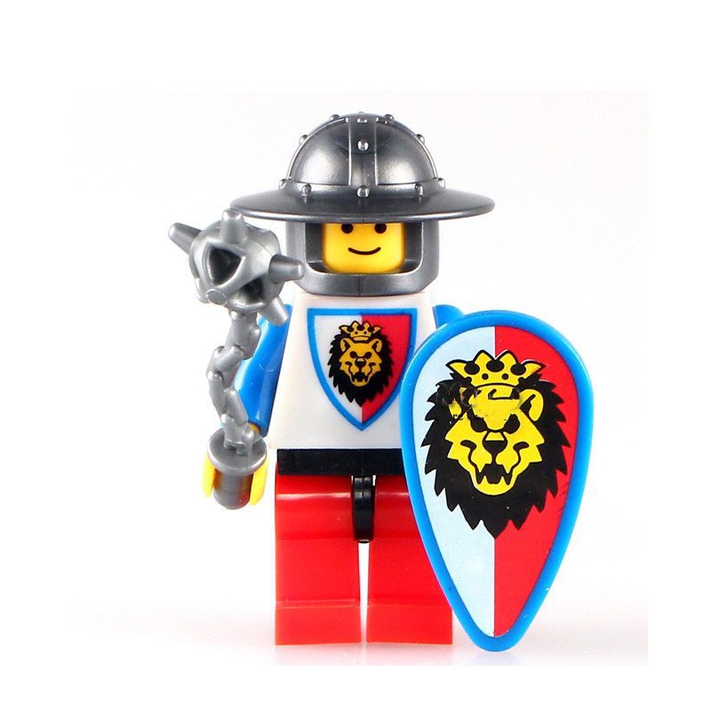 Knights Latest Medieval Lion Shield With Mace Lego Minifigure Toy