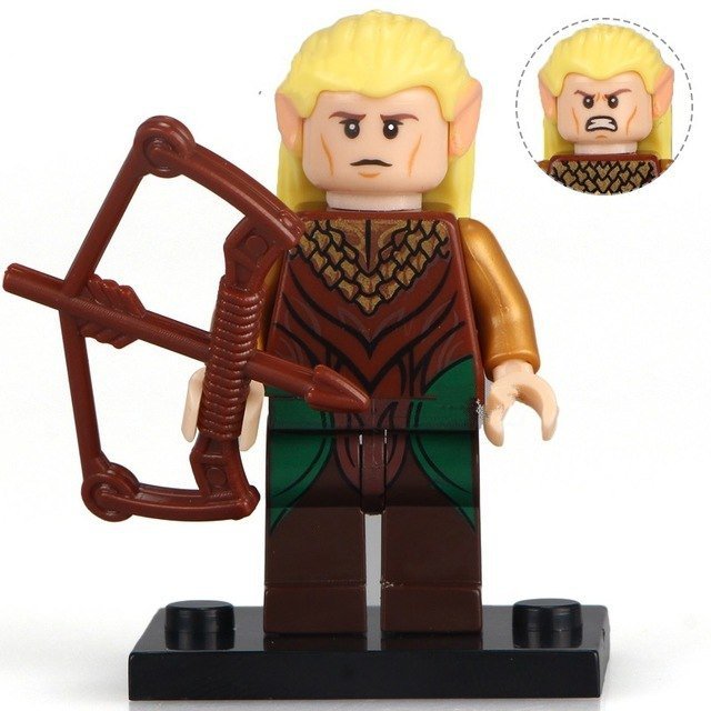 Legolas Greenleaf The Hobbit Lord Of The Rings Lego Minifigure Toy