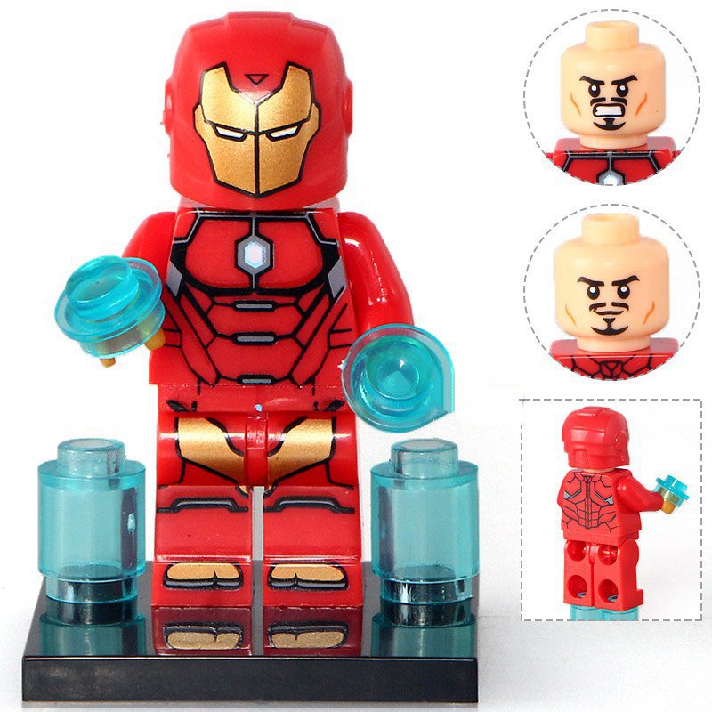 Electric Iron Man Super Hero Lego Minifigure Toy