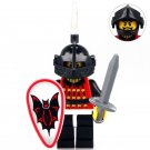 Sword Knights 06 Medieval Bat Shield Lego Minifigure Toy