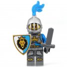 Sword Knights 07 Latest Medieval Lion Shield Lego Minifigure Toy