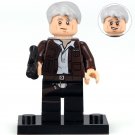 Old Han Solo Star Wars Super Hero Lego Minifigure Toy