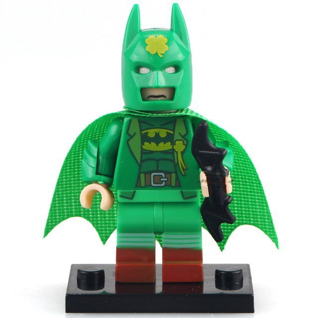 The Green Batman Super Hero Lego Minifigure Toy