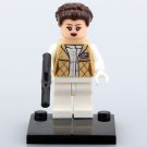 Princess Leia With Brown Vest Star Wars Super Hero Lego Minifigure Toy