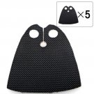 5pcs Black Capes Of Yoda Star Wars Super Hero Lego Minifigure Toy